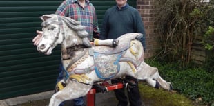 Can any one recall galloping horses at old fair?