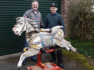 Can any one recall galloping horses at old fair?