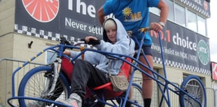 Graham plans to push a wheelchair for 37.73 miles