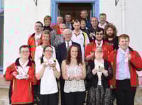 Special Olympics team visit Government House