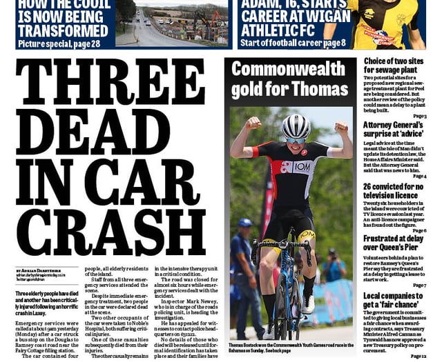 What's in this week's Isle of Man Examiner