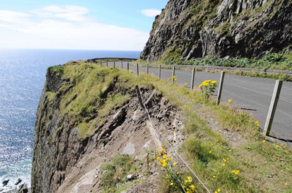 Drunk driver banned after vehicle seen 'over edge' of car park