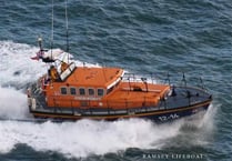 Ramsey RNLI l launched to distress signal