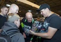 TT stand at Motorcycle Live
