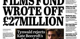 In the Manx Independent this week: Huge amount of film fund money written off