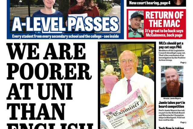 Tuesday is news day: Why Manx students are finding it so hard to make ends meet