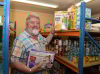 Arbory WI report: We play pass the parcel with no music and then learn about the Foodbank