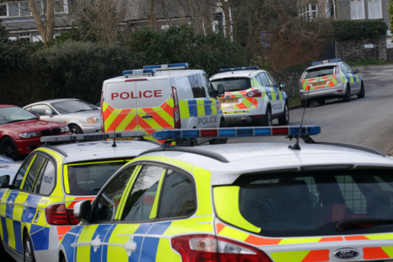 Police training exercises being carried out in Port Erin