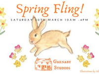 Artists hold a spring market