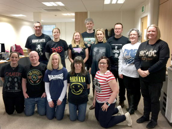 Wear your best old band shirts to work 