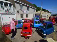 Where you can see the famous Peel P50 cars around the Isle of Man 