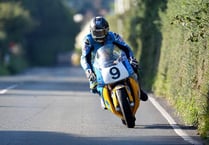 Classic TT: Davo Johnson wins dramatic Superbike race