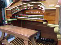 Chance to try out the Villa Marina's 10-tonne Wurlitzer