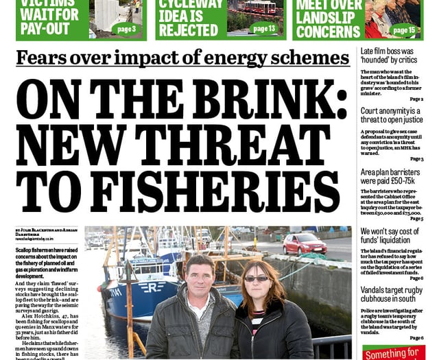 In this week's Manx Independent: A new threat to the island's scallop industry.