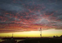 Weather: Dry at first, rain later