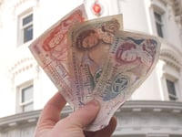 Pension scheme contributions shortfall = £13.7m