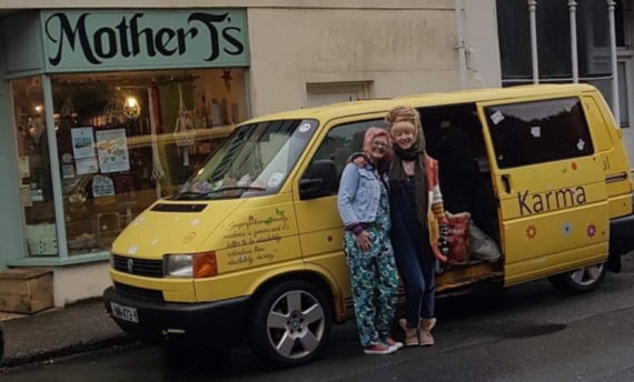 Island women give supplies to UK homeless