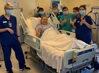 Island's first Covid hospital admission wins her battle