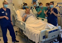Island's first Covid hospital admission wins her battle