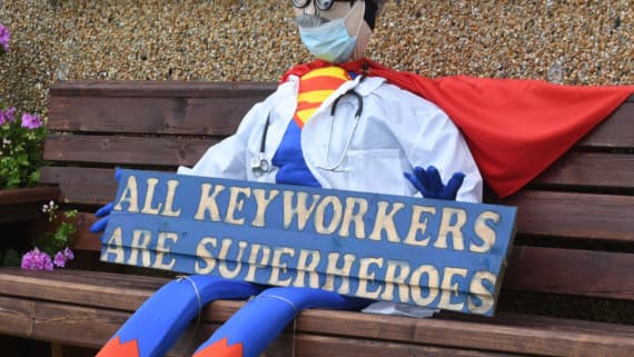 Scarecrows are made in honour of key workers | iomtoday.co.im