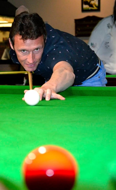 Peter Kirkham is currently second in the high break league