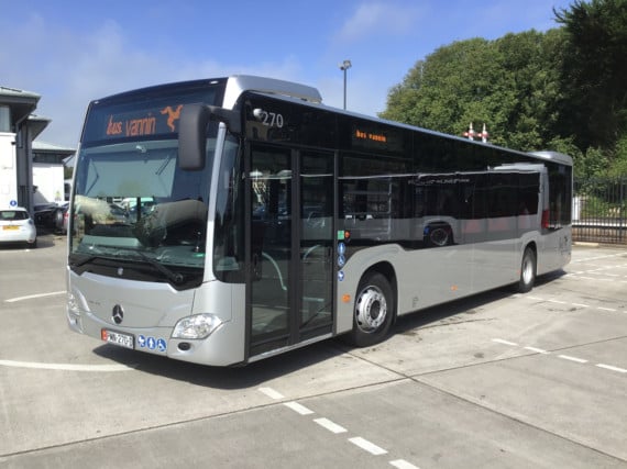 First hybrid buses are delivered to the island