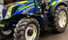Latest addition to police fleet to join in with weekend's tractor runs