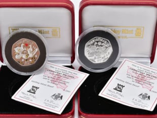 Rare Christmas-themed 50ps sell for £9,640 at online auction