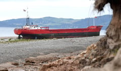 Stranded Cargo ship refloated