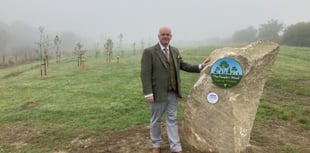 Chief Minister opens the people's wood at Meary Veg in Santon