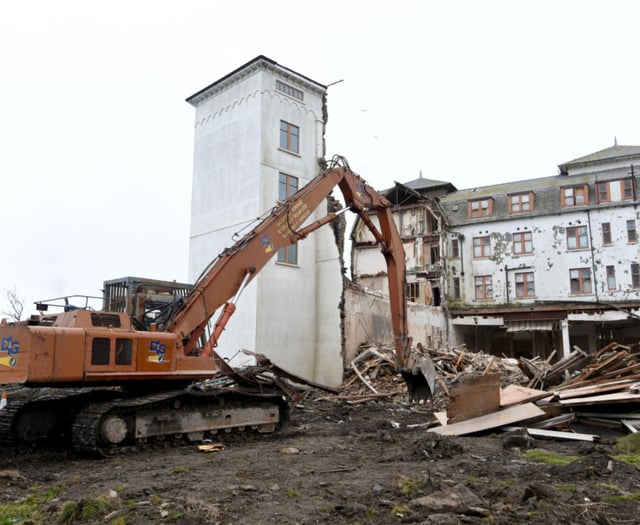 Road near demolished Isle of Man hotel set to shut for nearly a year