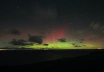 Northern lights seen from here