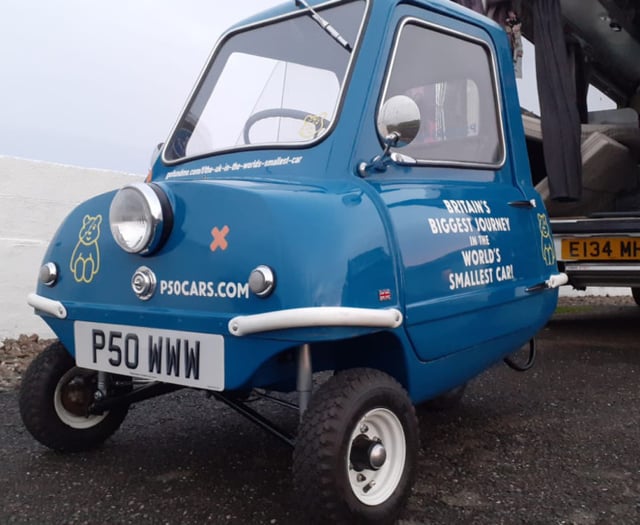 Peel P50 to be driven across UK