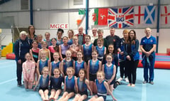 Lieutenant Governor pays visit to gymnasts