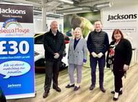 Car sales company supports children's hospice