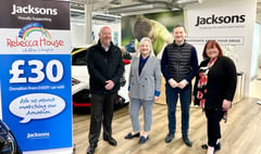 Car sales company supports children's hospice