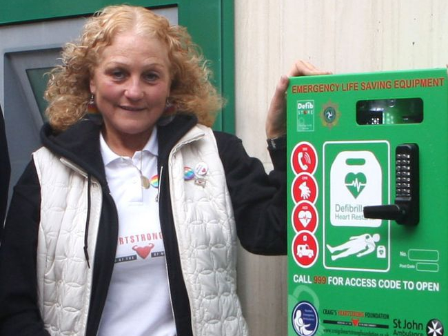 Paula Lunt, who set up Craig’s Heartstrong Foundation