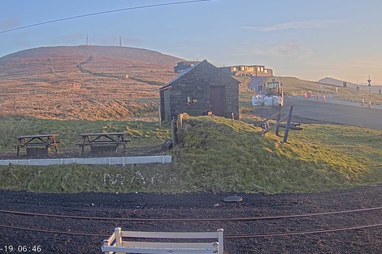 Snaefell at 6.45am