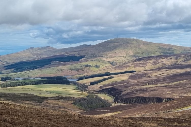 Jim Parkington’s photo of North Barrule , Snaefell and Beinn-y-Phott
