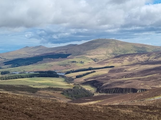 Jim Parkington’s photo of North Barrule , Snaefell and Beinn-y-Phott
