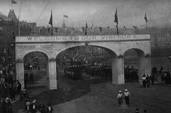 The video contrasts the current state of Loch Promenade with how the Victorians used to welcome tourists 