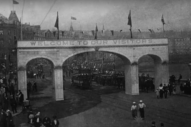 The video contrasts the current state of Loch Promenade with how the Victorians used to welcome tourists
