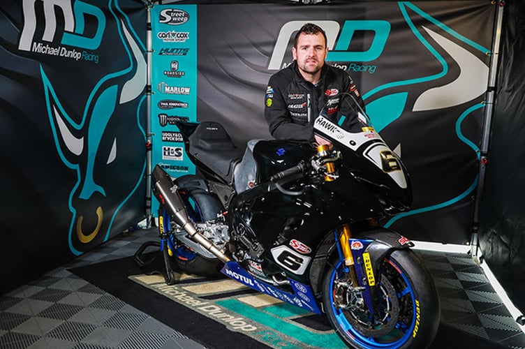 Michael Dunlop will ride for Hawk Racing in the Superbike classes at this year’s TT races