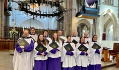 Cathedral choir spend their holiday singing