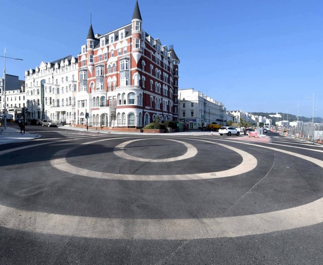 Pedestrian receiving treatment following crash on Douglas Promenade 