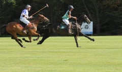 Hundreds flock to watch polo in the sun at northern country estate