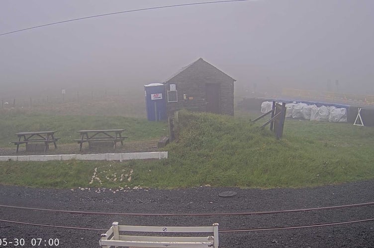 Snaefell from webcam