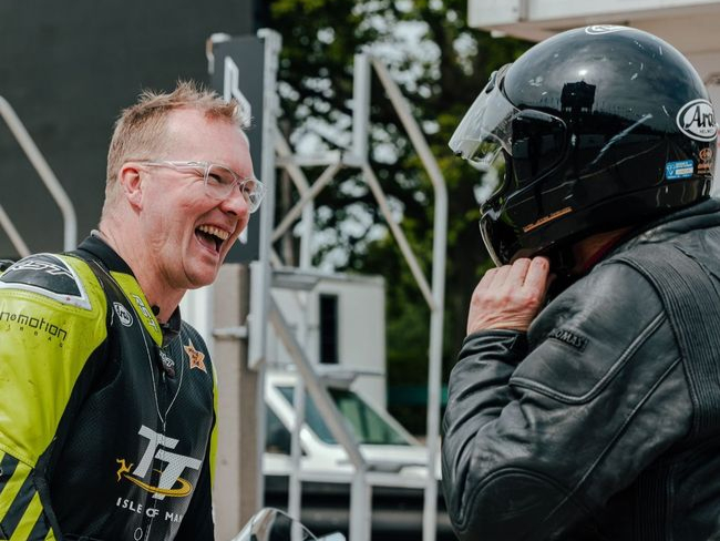 Lieutenant Governor Sir John Lorimer with Milky Quayle