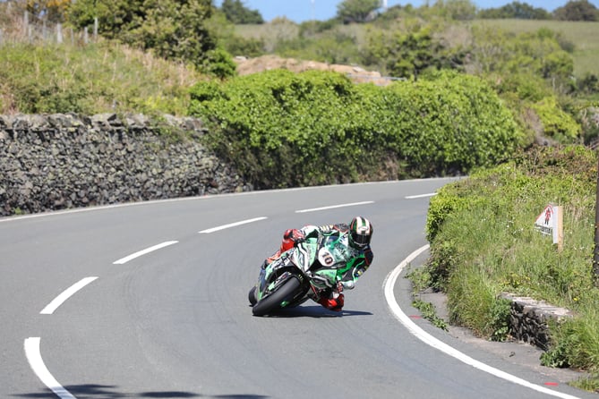 Peter Hickman on his way to victory 