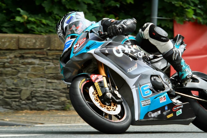 Michael Dunlop on his way to victory number 20 around the TT course